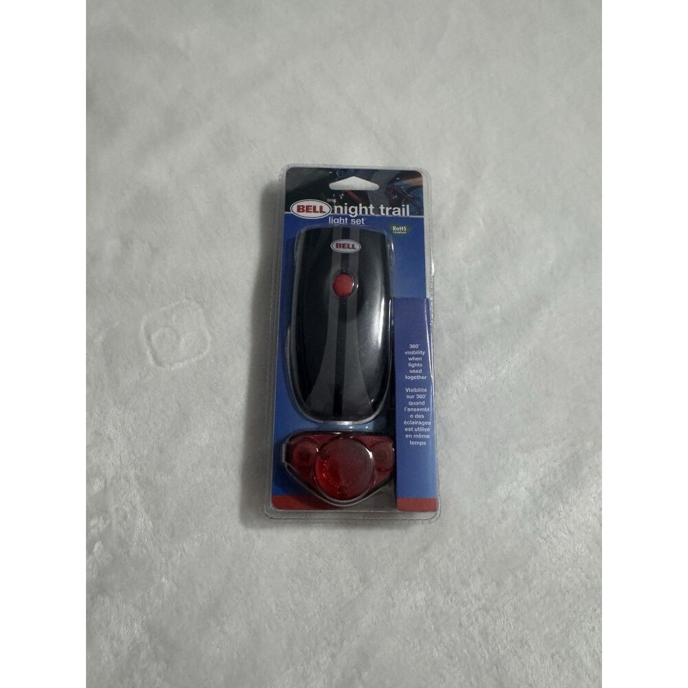 Bell Night Trail Bicycle Light Set Xenon Bulb LED Head Tail Light 360 Visibility